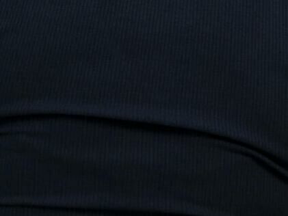 Imagem da Cor do Produto Blusa Regina Cropped Canelada Dupla – Gola V, Manga Curta - Preta
